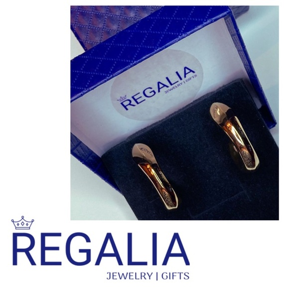 ✨18k Gold Plated Stainless Steel Hollow Hoops 🤩 2023 BESTSELLING JEWELRY 🌻 - Picture 3 of 3